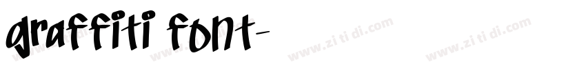graffiti font字体转换 graffiti font字体转换